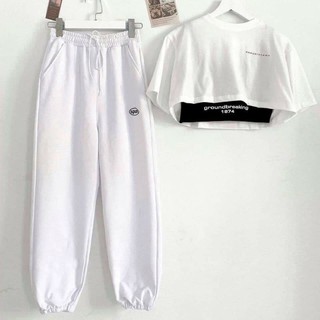 [RẺ VÔ ĐỊCH] Set thể Thao croptop 3 món 1974