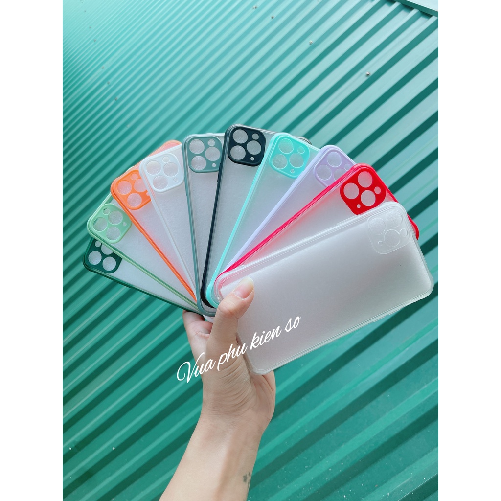 Ốp nền lì viền nhiều màu cầu vồng dành cho X/Xs/11/11pro/11promax