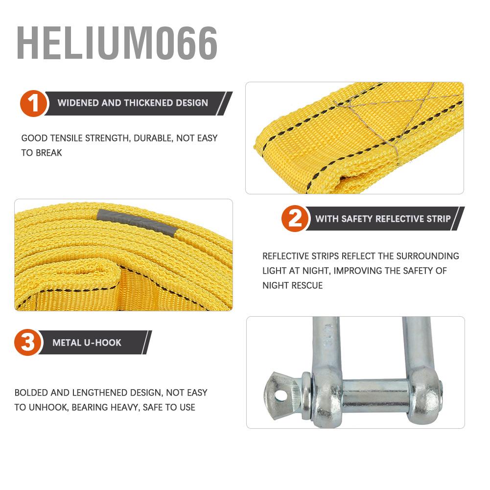 Dây kéo kèm móc chữ u cho xe đường mòn 8 tấn