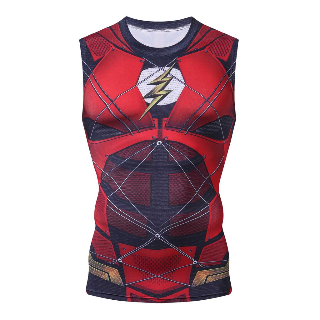 Áo tank top HUQISHA in 3D hình nhân vật siêu anh hùng Marvel thời trang cho nam