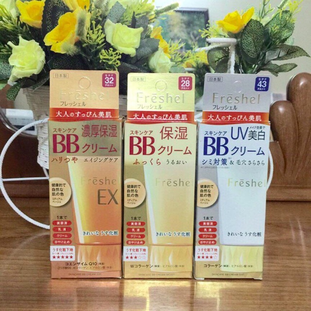 Kem trang điểm chống nắng BB kanebo freshel 