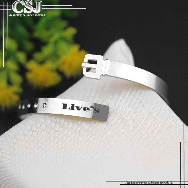Vòng tay nữ kiểu dây nịt (thắt lưng) cực xinh