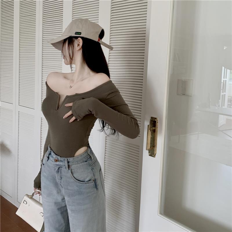 Áo Sơ Mi Nữ Cổ Chữ v Màu Đen Quyến Rũ  tao bao