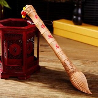 Bút văn xương gỗ đào tự nhiên