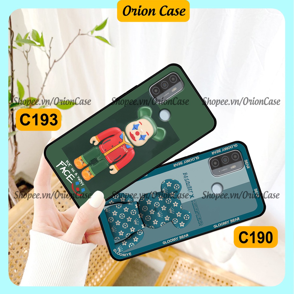 Ốp lưng Oppo A53 in hình bearbrick 3D thời trang, cá tính. ốp chống sốc, bền đẹp