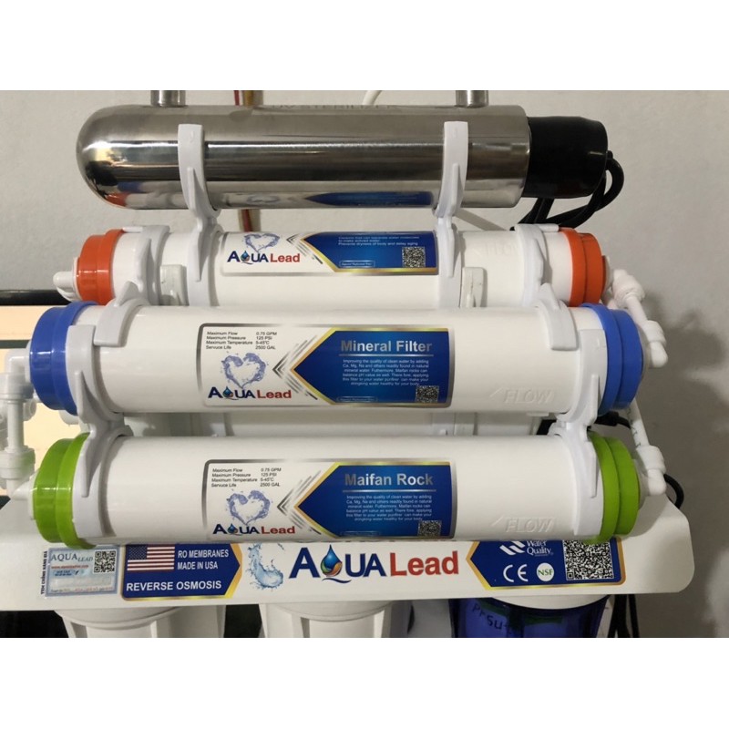 máy lọc nước nano Aqua lead 11 cấp đèn uv | BigBuy360 - bigbuy360.vn