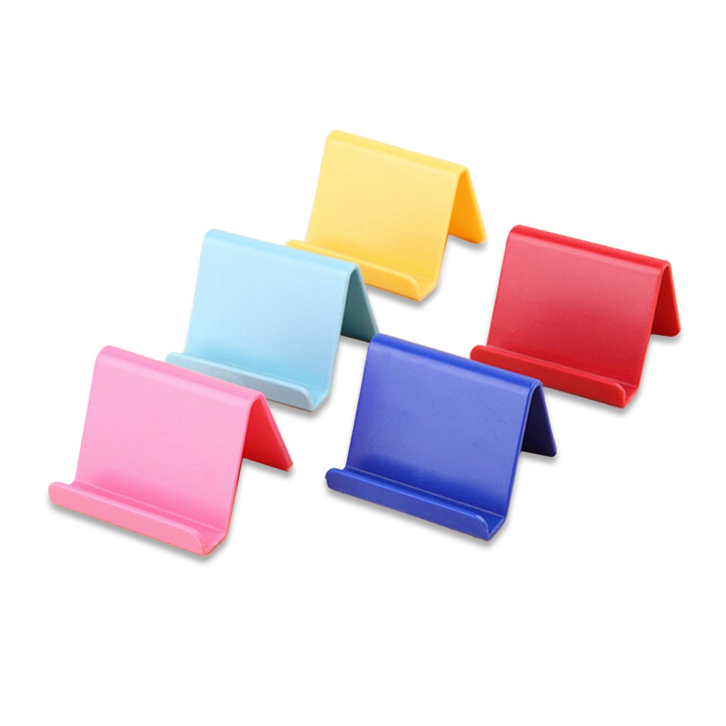 [Coco] Color Random Mobile Phone Plastic Mount Stand Universal Office Apartment Portable Scratch Proof Bracket