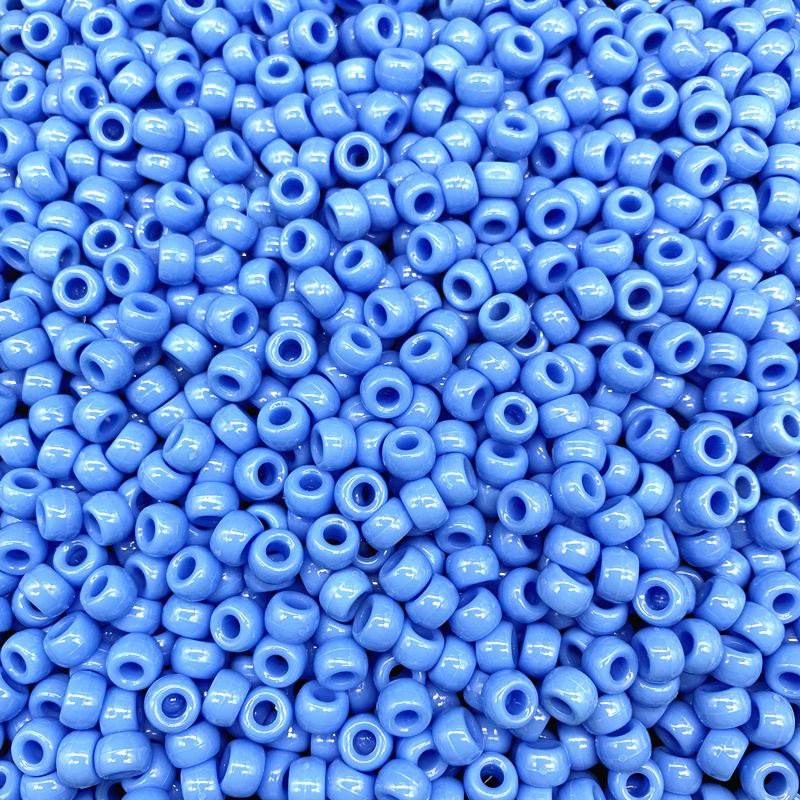 Bộ 50 Hạt Nhựa Nhiều Màu Kích Thước 6 * 9mm