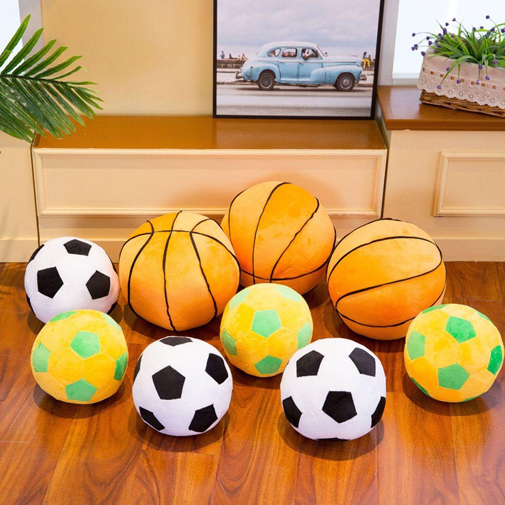 Gối Ôm Nhồi Bông Hình Quả Bóng Đá Sáng Tạo Trang Trí Phòng Khách