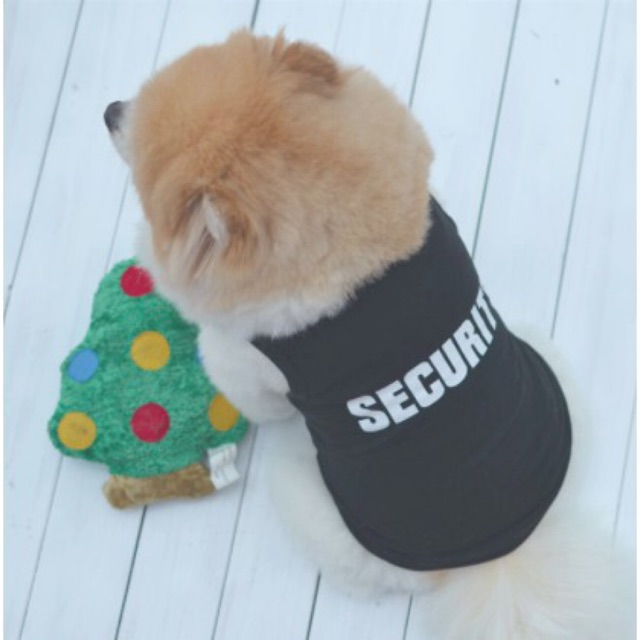 Áo Thun SECURITY cho Chó Mèo