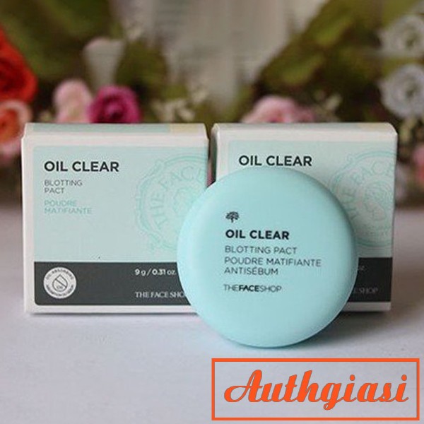 Phấn phủ nén TFS Oil Clear Smooth Bright Blotting Pact SPF30/PA++ trang điểm kiềm dầu 9g | BigBuy360 - bigbuy360.vn