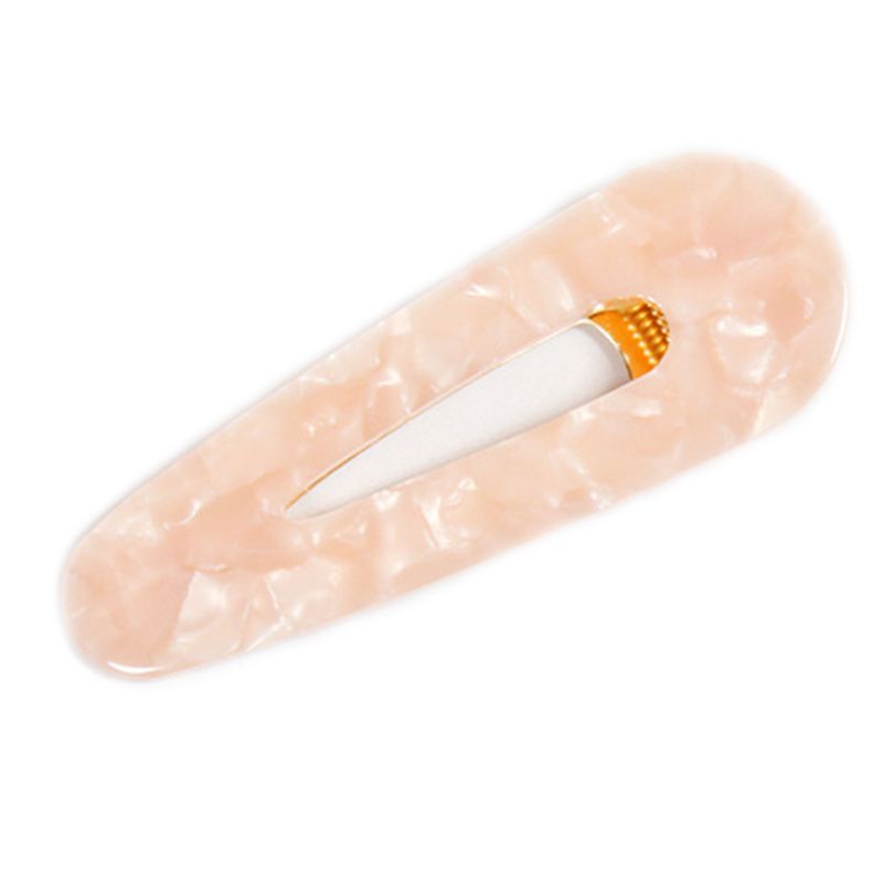 Youyo Kẹp Tóc Đính Đá Granite Acid Acetic Hình Giọt Nước Hình Giọt Nước Cho Nữ