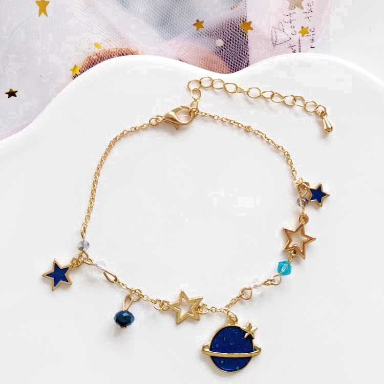 Lắc tay treo trăng sao kiểu dáng thời trang cho nữ
