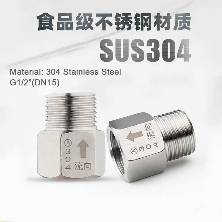 Van Nối Ống Nước Nóng G1 / 2 Tiện Dụng Chống Chảy Ngược Một Chiều