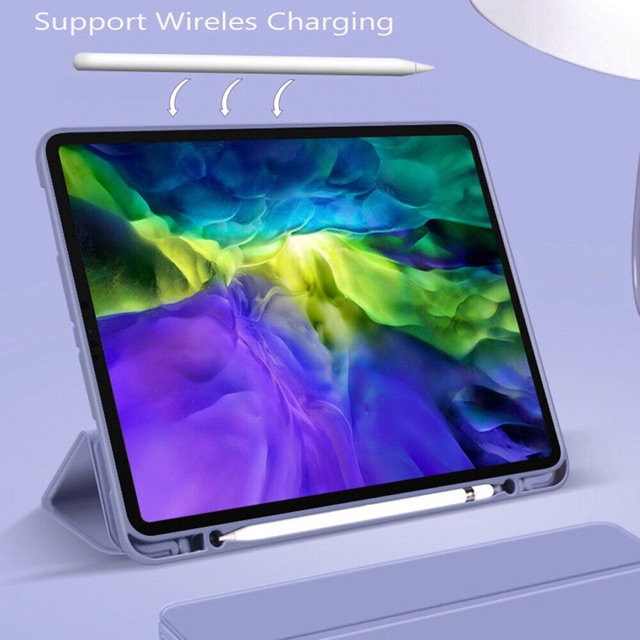 [Bản cao cấp] Bao da ipad siêu chống sốc Flip Cover case ốp có khay khe bút - 10.2/10.5 Pro 11/12.9 inch Air 4 (AB01) | BigBuy360 - bigbuy360.vn