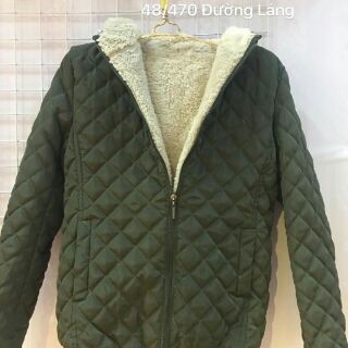 Áo phao trần trám lót lông
