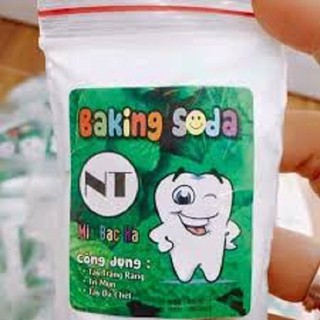 bột làm trắng răng Baking soda Mix Bạc hà  50g