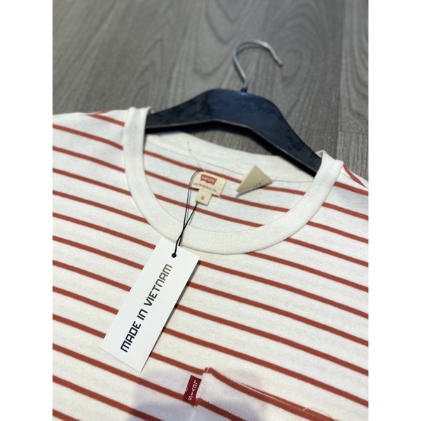 Áo phông levi’s nam kẻ ngang