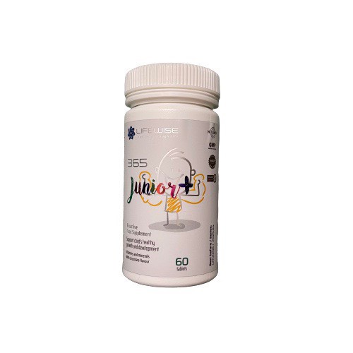 LifeWise #365 Junior+, viên socola giúp bổ sung dinh dưỡng,  hỗ trợ sức khỏe cho mẹ và bé khỏe mạnh, chai 60 viên