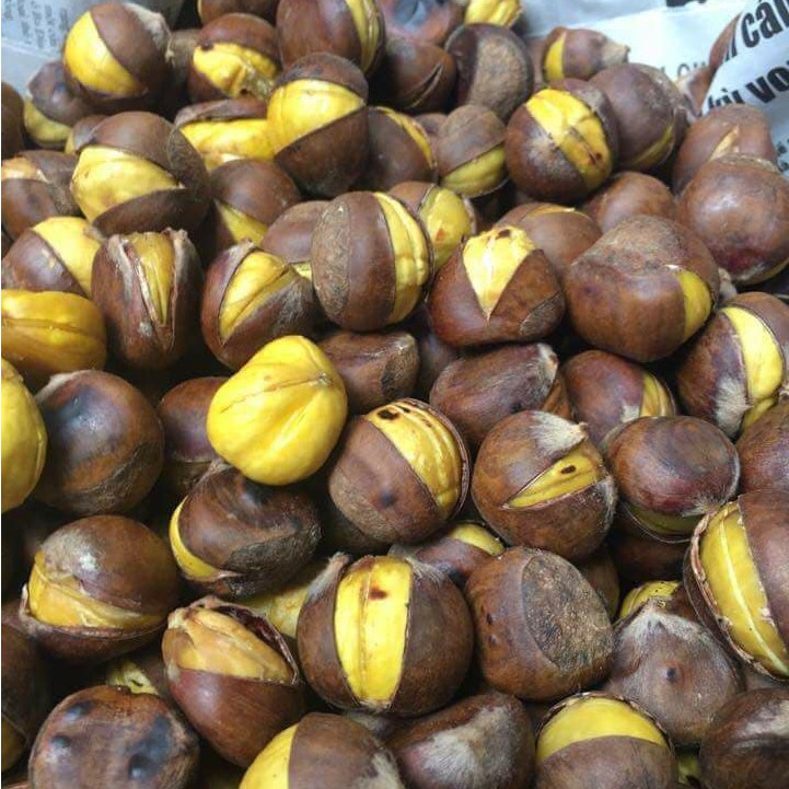 HẠT DẺ CHÍN nóng hổi, BÁNH HẠT DẺ. hạt dẻ nóng