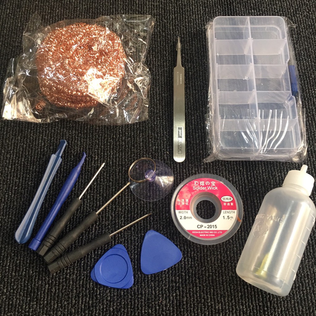 Combo 6 sản phẩm: nhíp, vít...