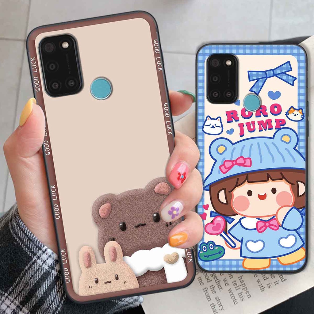 Ốp Realme C17 / 7i bear brick, gấu đáng yêu, dễ thương