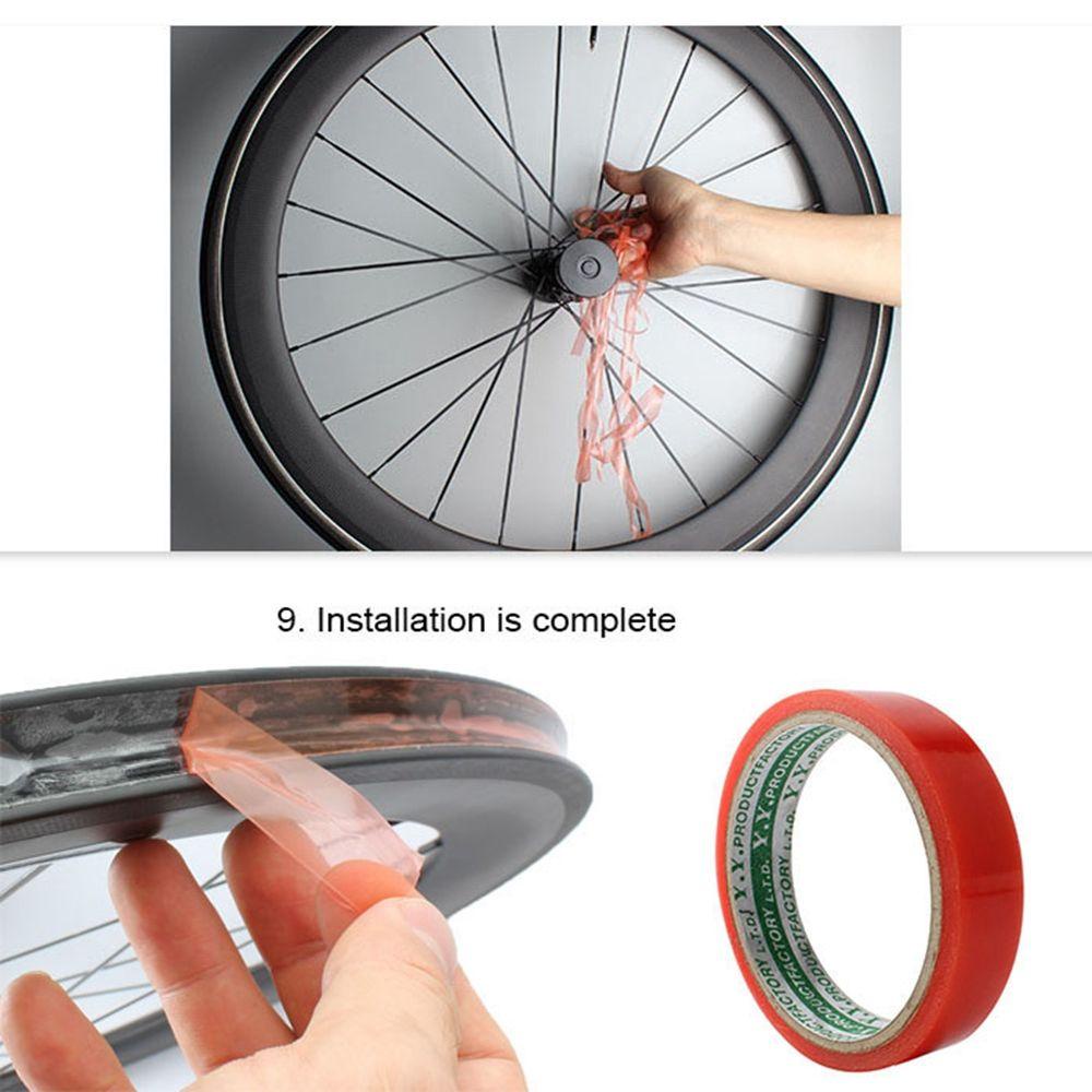 EUTUS Băng Keo Trong Suốt Dán Vành Xe Đạp Leo Núi Không Ống Độ Bền Cao
