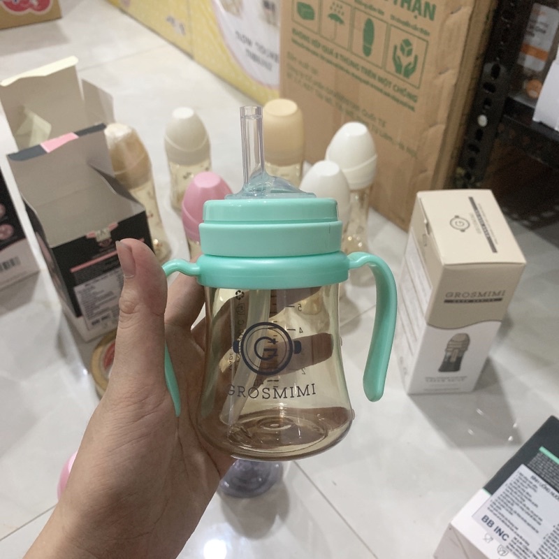 Set núm hút và ống hút thẳng Gros (size 200ml)