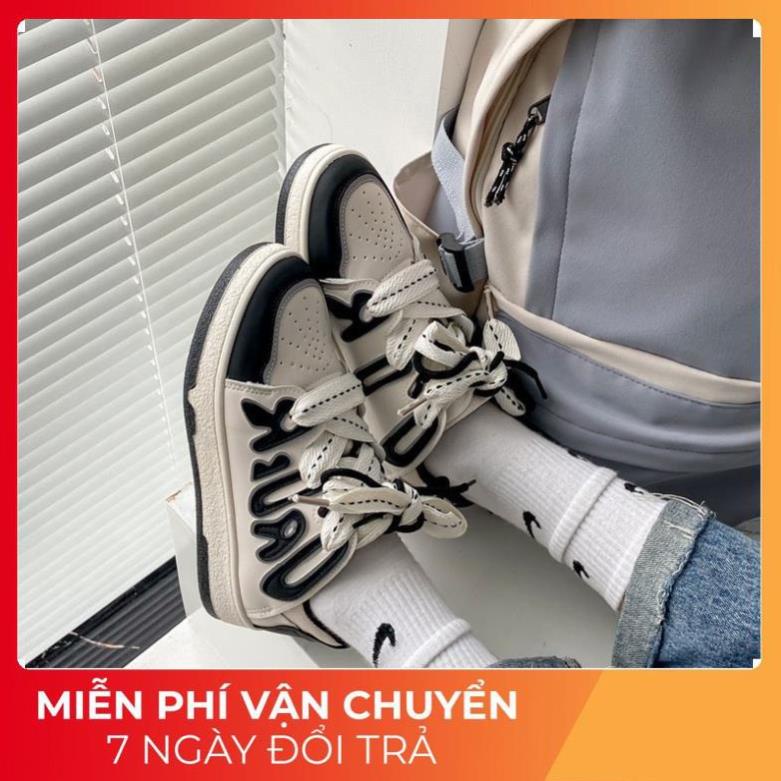 Giày thể thao nữ độn đế cao cấp Giầy sneaker DPIDE đen trắng phong cách Ulzzang Hot trend 2022