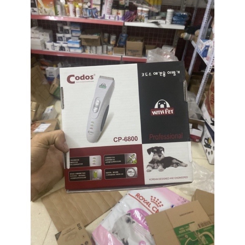 Tông đơ cạo lông chó mèo Codos - CP 6800 Phiên bản mới!