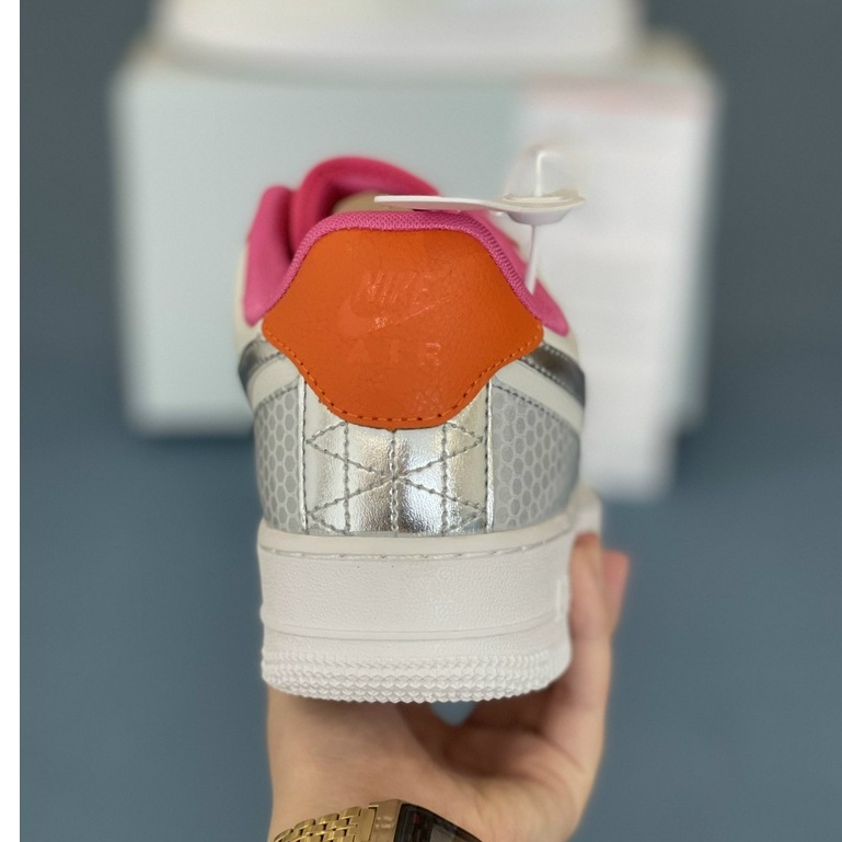 [More&amp;More] Giày Sneaker nữ AF1 3M custom Vệt Silver chất lượng nguyên bản MSN2711