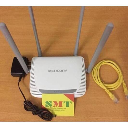 Router WiFi Sóng Khoẻ MERCURY MW325RE 4 Dâu có khả năng phát xuyên tường, 4 ăng ten thế hệ mới tăng khả năng lặp sóng, đ