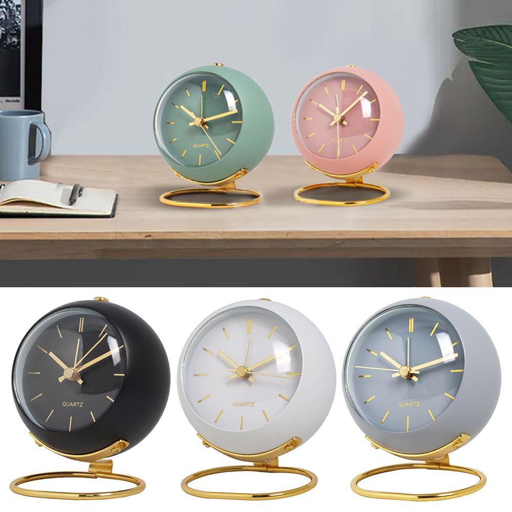 Đồng Hồ Báo Thức Để Bàn Chạy Bằng Pin Yên Tĩnh Dùng Trang Trí Nhà Cửa