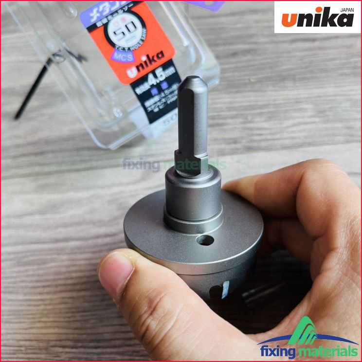 Mũi hợp kim UNIKA khoét lỗ thép tấm và inox mỏng  T.C.T Hole Saw METACORE, Mã MCS (Size nhỏ 14-63mm)