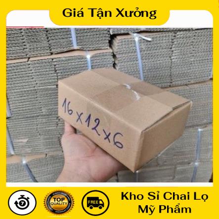 [TRÙM SỈ] [Combo 10sp] Hộp Carton Giá Rẻ ❤ [16x12x6] Thùng Hộp Carton Đóng Gói Hàng , phụ kiện du lịch