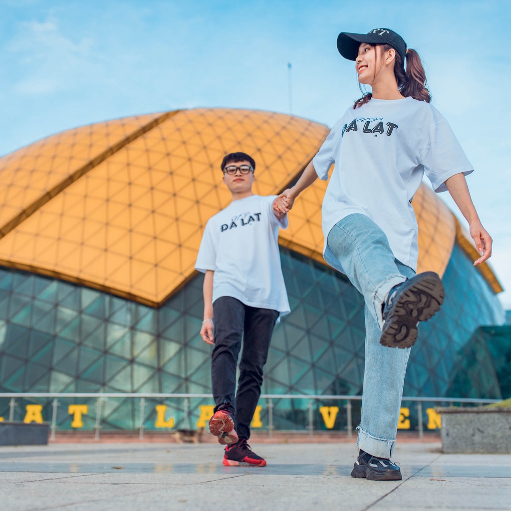 Áo Thun Tay Lỡ LOCAL UP  Đà Lạt Foody - Áo Phông Cotton Nam Nữ Unisex | BigBuy360 - bigbuy360.vn