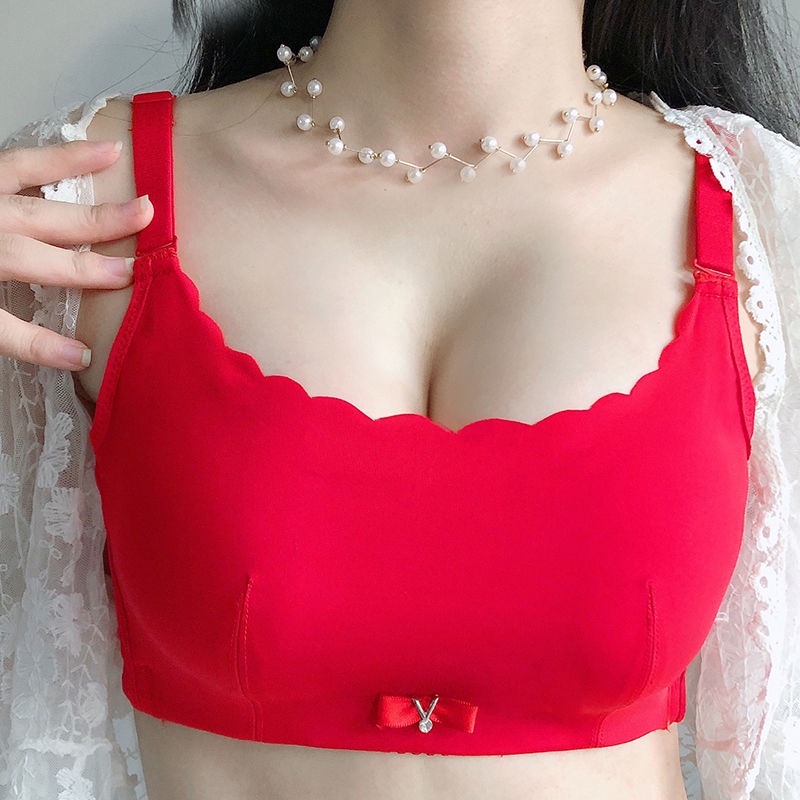 Áo Ngực Không Gọng Thép 8CM Có Thể Điều Chỉnh Dây Áo Ngực Nhỏ Siêu Dày