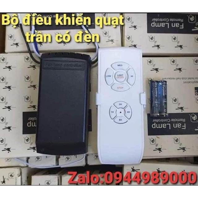 Mạch điều khiển quạt trần có đèn