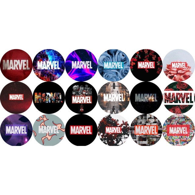 18 mẫu giá đỡ điện thoại popsocket chữ Marvel