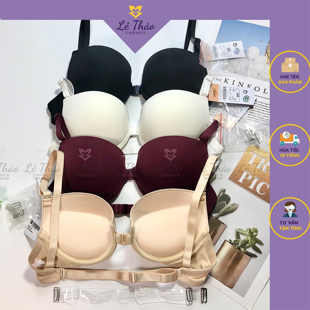XẢ KHO Áo ngực mút dày cài trước nâng ngực mặc sơ mi áo dài
