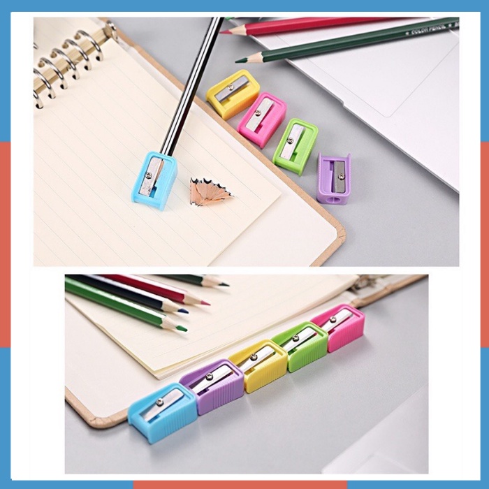Gọt bút chì mini, nhiều màu sắc Hồng/ Vàng/ Xanh dương/ Xanh lá/ Tím MG-APS 91211