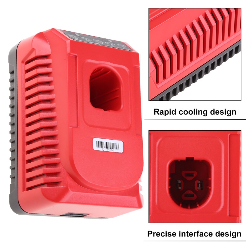 Bộ sạc pin thông minh 9.6V-19.2V 2A phích cắm US/EU chuyên dụng