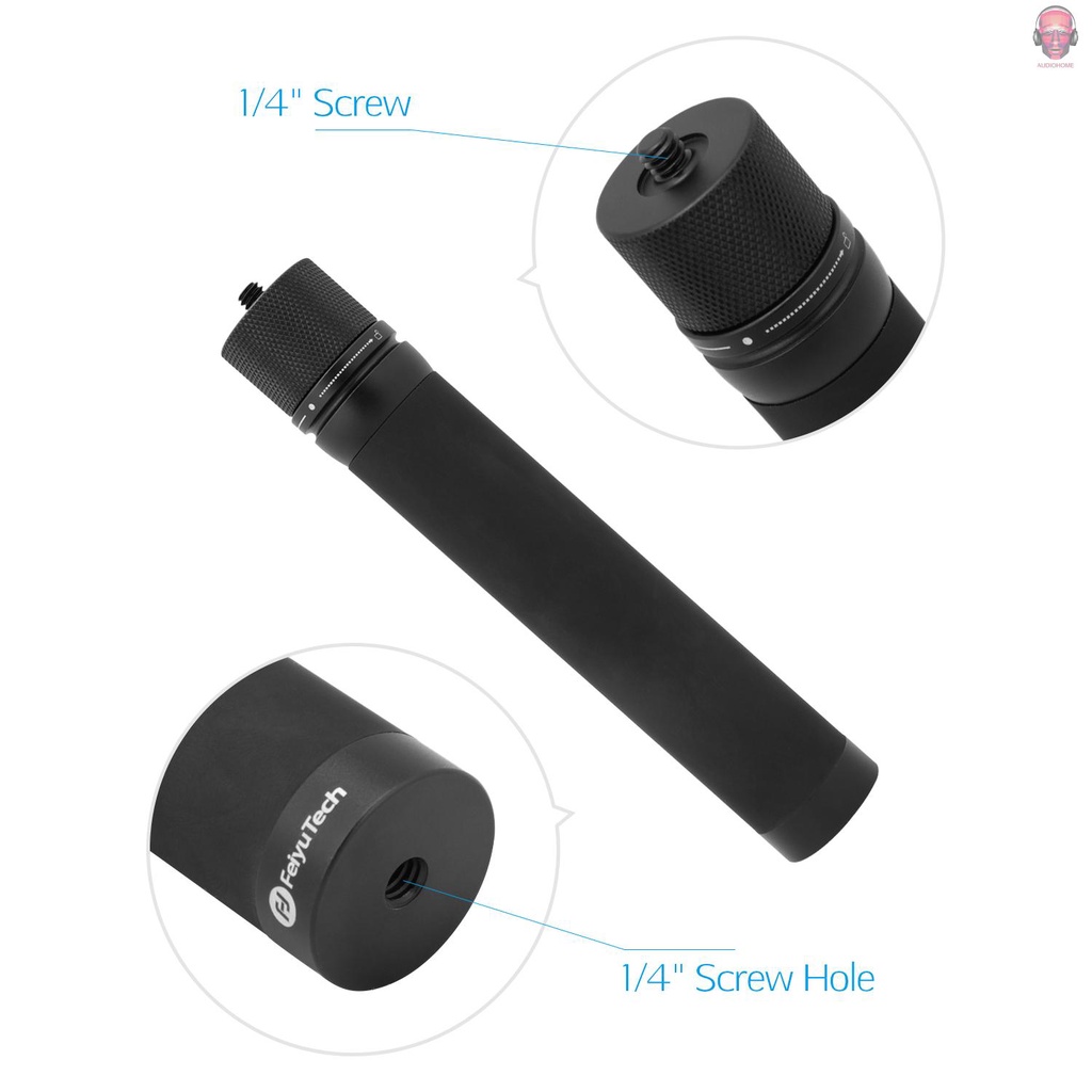 AUDI   Feiyu V3 Handheld Stabilizer Extension Pole Stick Rod Bar with 1/4 Inch Screw Mount Max.52.8cm Long Compatible with Feiyu G6/G6 Plus/SPG2/SPG/WG2/WG2X/G5GS Gimbal
