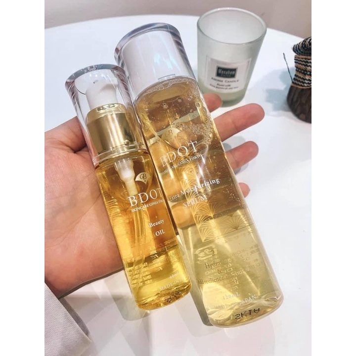 Cặp đôi dưỡng da đỉnh cao Bdot Nhật Bản, Giảm thâm mụn giúp da căng bóng - Hương Chất Cosmetic