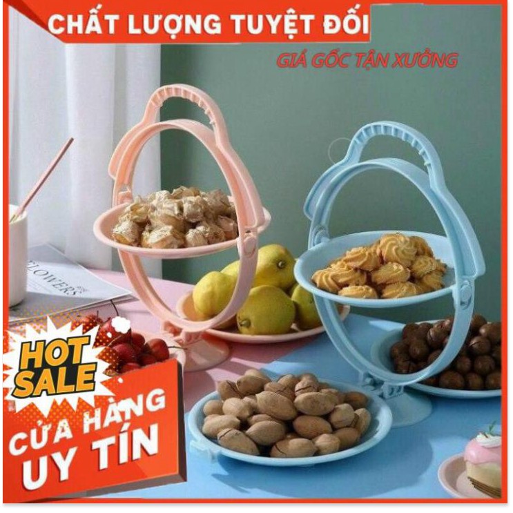 [Loại 6 cánh tự bung] Khay mứt tết đựng bánh kẹo chất liệu nhựa cao cấp kiểu dáng sang trọng