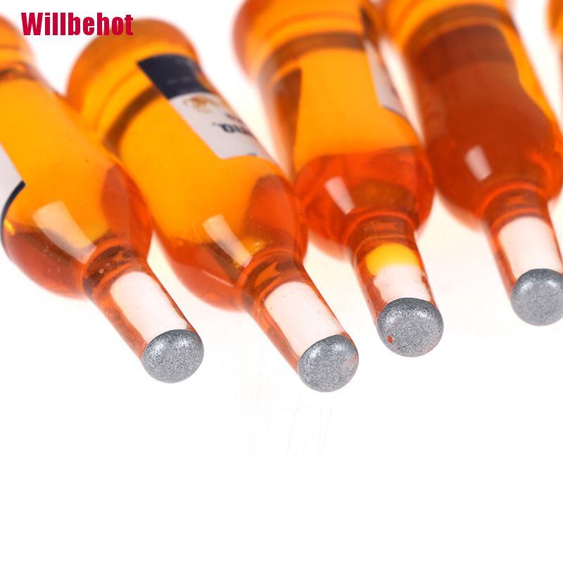 Set 10 Mô Hình Chai Rượu Vang Tỉ Lệ 1 / 12 Trang Trí Nhà Búp Bê