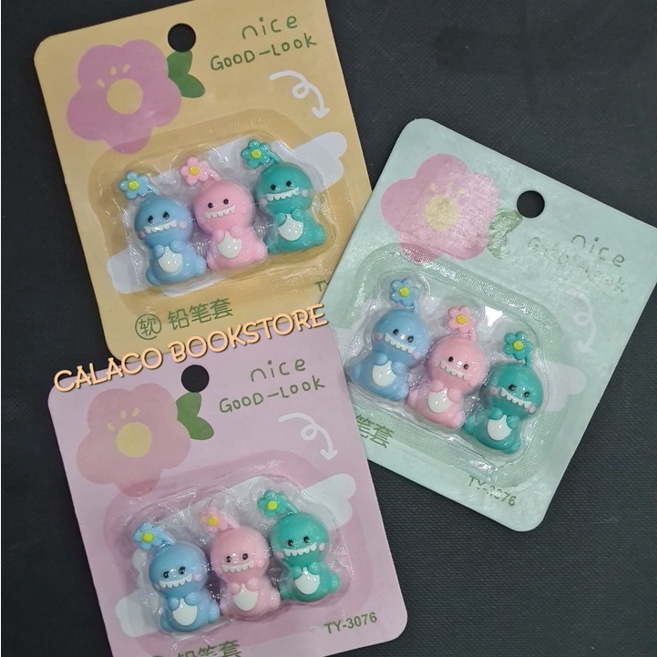 Nắp Đậy Bảo Vệ Đầu Bút Chì Nhựa Dẽo Cute (Chọn Mẫu)