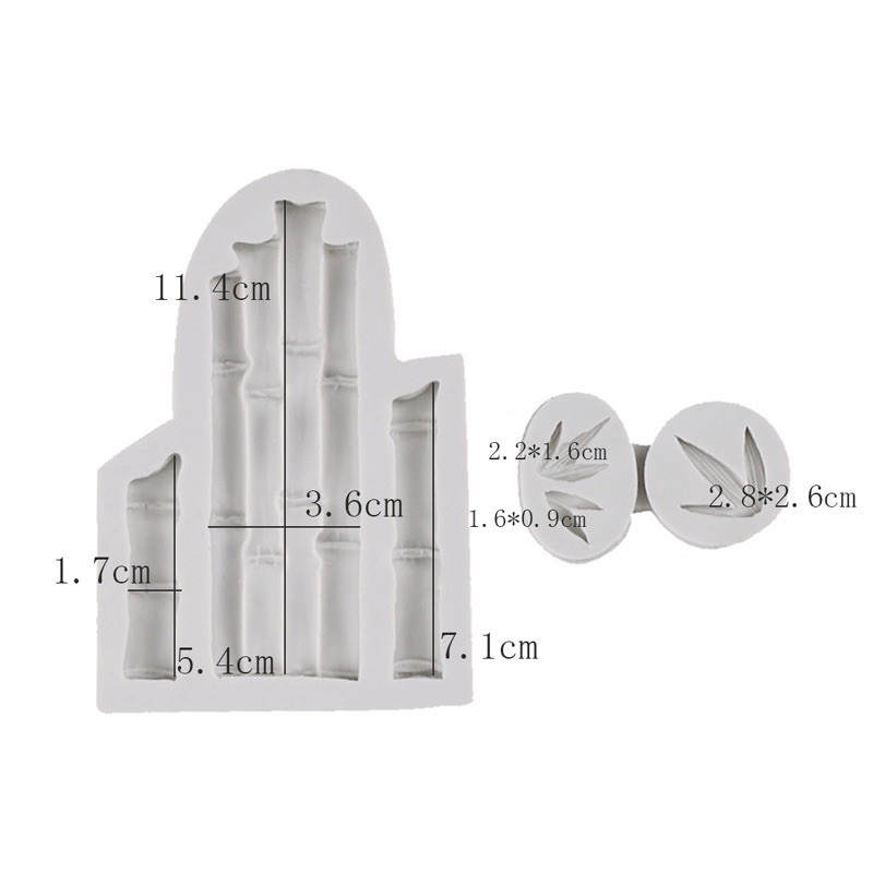 silicon khuôn cây trúc