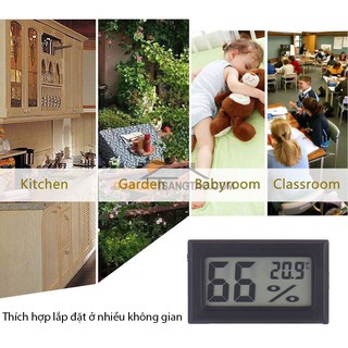ĐỒNG HỒ ĐO NHIỆT ĐỘ ĐỘ ẨM MINI HY-11