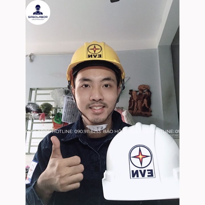 Nón mũ bảo hộ lao động điện lực EVN MỸ BULLARD S51
